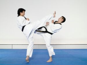 How does the philosophy and values of Taekwondo contrast with other martial arts styles? 