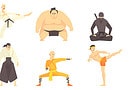How does body size and weight influence the choice of martial arts